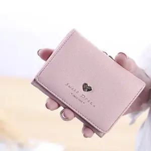 20대 30대 여자 선물용 델리 가죽 반지갑 핑크 세일 30대 여성지갑 20대 여성장지갑