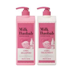 세라 샴푸1.2L+트리트먼트1.2L 피오니머스크 저자극 퍼퓸 대용량