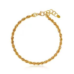 [한국금다이아몬드] 순금 24K 팔찌 여자 금 이태리 로프 7.5g