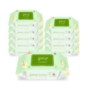 [꿈에그린][평량55g엠보싱] 꿈에그린 자연을 담은 초순수 저자극 물티슈 100매입(10팩20팩)