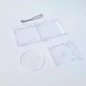 만들기 DIY 아크릴 키링 투명 음악 인기 케이스 굿즈 씨디 미니어처 NFC 미니 앨범 제작 CD 아이돌 늘이랑