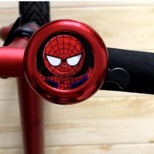 마블 스파이더 맨 자전거 벨  어린이 MTB 자전거 안전 경고 알람 사이클링 핸들 바 벨 자전거 경적 사이클