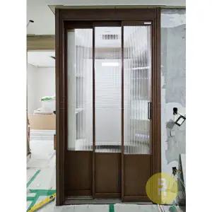 [바른도어]98번 초슬림3연동중문 영림80 고시형 모루세로강화유리a