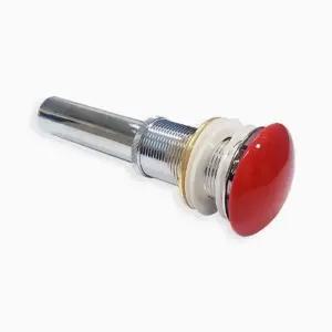 레드 유리볼 멍 자동폽업 세면대 팝업 수전 부속품 (W57AD36)