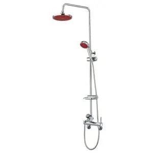 국산 해바라기샤워기 DS6000 레드 수전 일체형 (WFGDSC4)