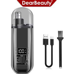 코털 정리기 면도기 제거기 깍기 휴대용 전기 코 헤어 트리머 충전식 귀털 클리퍼 자동 세척 가능 면도 커터 남여