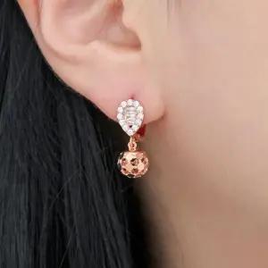 [오노마] ONM 여성귀걸이 14K 귀걸이 원터치링 로즈골드 드롭