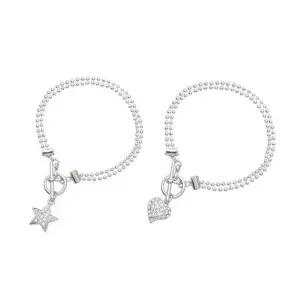 [아우트]CRICRI 스타 팔찌 별 스와로브스키 제작