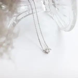 14k 랩다이아몬드 1캐럿 목걸이 OPPN0010