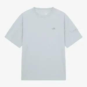 [노스페이스] [노스페이스 공식] NT7UR24D 남성 퍼미스 반팔 티셔츠_LIGHT BLUE