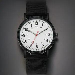 아날로그 슬림 나토밴드 저소음 손목시계 학생 시험 수능 기념품 군인 간호사 패션