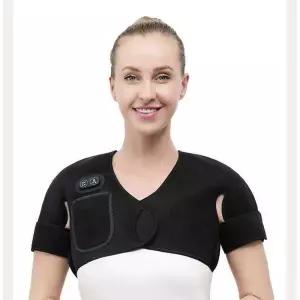 어깨 온찜질 마사지 조끼 어깨보호 물리치료 보호대