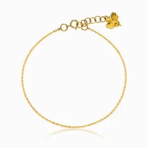 [한국금다이아몬드] 순금 24K 벌 체인 팔찌 1.8g