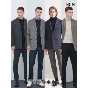 [본사][HUM]남) 울혼방 레귤러핏 싱글 2B자켓(FHOWCJV101P)