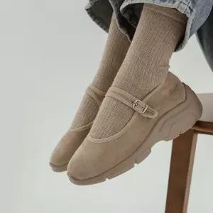 SOVO 니코 메리제인 플랫폼 스니커즈 4cm