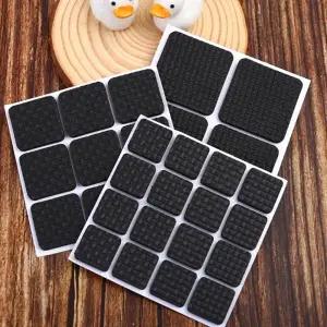 의자 발패드 바닥보호 사각형 40mm 1장(4P) 의자끌림방지 바닥긁힘방지 바닥소음방지