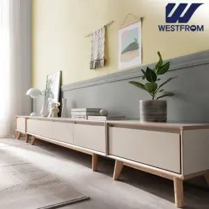 웨스트프롬 에스메랄다 원목다리 거실장 3200