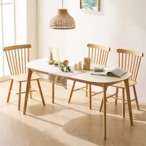 마르체 롤리 HPM 타원형 원목 테이블 1600 BCM625C