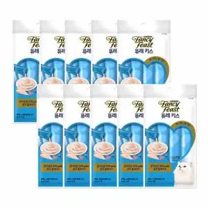 팬시 퓨레키스 닭가슴살 퓨레 참치플레이크 10팩