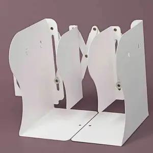 사무실 철제책꽂이 길이조절책꽂이선반 책상위 책상용 길이조절책꽂이선반 칸막이 책상용 책상위