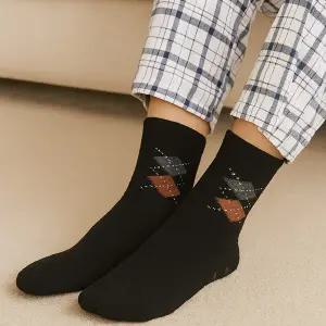 [피에르가르뎅]남성 세침 수면양말 5족 택1 미끄럼방지 국내산