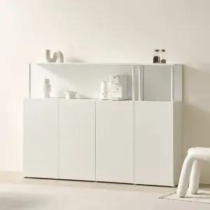 아씨방가구 크로크 모듈 다용도 높은 3단 선반 수납장 1600