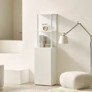 아씨방가구 크로크 모듈 다용도 높은 4단 선반 수납장 400