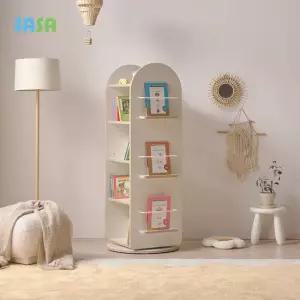 가구 E0 로미 360도 5단 아동회전책장