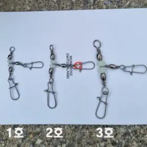 국산 쭈꾸미 채비 야광 스냅도래 T형 도래 문어 갑오징어 선상 낚시