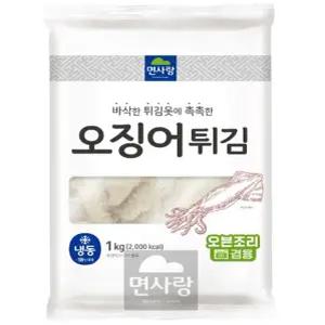 면사랑 냉동 오징어튀김 1kg