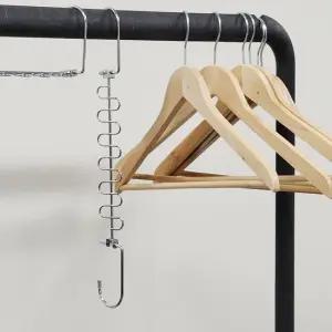 스테인리스 압축 옷걸이 다기능옷걸이 매직행거 공간활용 옷장정리