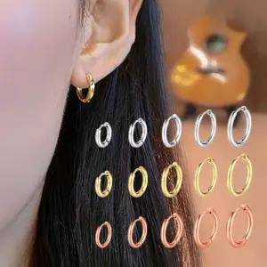 랑데시아 링귀걸이 실버 925 SILVER 은 골드 금 로즈골드 기본 원형 링 원터치