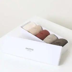 [헤지스](대구신세계)[선물추천] 퍼피자수 골지 장목 양말 5종 세트 HJSS5F501WT