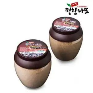 [평창나또] 쥐눈이콩나또가루(350g, 2통) / 국산콩 100%