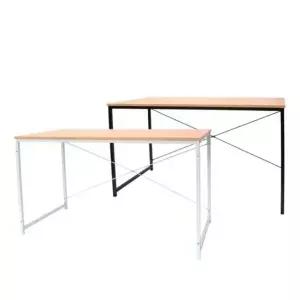 화이트 바디 책상 견고한 일자형 작업대 화방 스튜디오 사무용 (WFK0YEI)