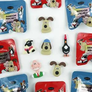 귀여운 월레스와 그로밋 캐릭터 현관문 냉장고 마그넷 자석 마그네틱 랜덤 뽑기 6종 클립 맥그로우 숀더쉽