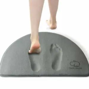 반달 욕실매트 소형 욕실발매트 극세사발매트 극세사