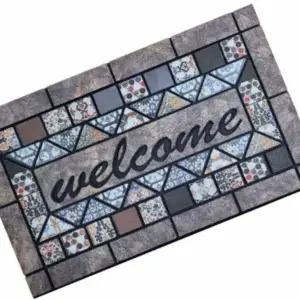 인조양모 웰컴 현관매트 발판 가게매트 사무실발매트