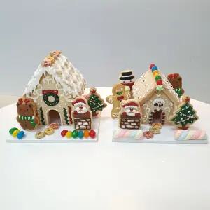 크리스마스 겨울 과자집 만들기 DIY키트 소 중 사이즈 아이싱 미니 쿠키집 홈파티 간식 크리스마스버터쿠키