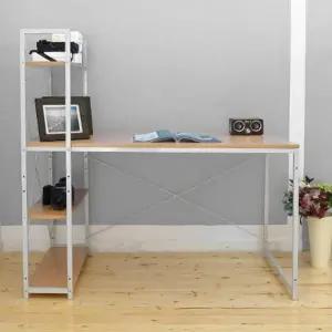 오염 방지 테이블 흰다리 우드 상판 다용도 책상 (WFK19FA)