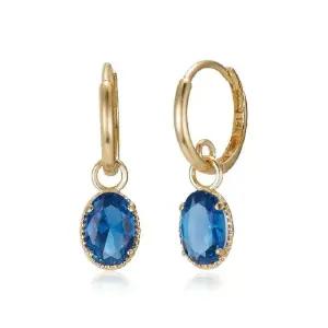 14K 퓨어 샤인 드롭 원터치 귀걸이