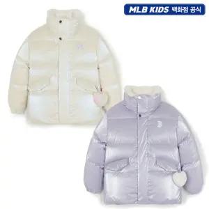 갤러리아 [MLB키즈] 걸스 하트키링 글로시 숏 덕다운(7FDJB1056)