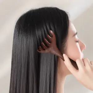 두피 마사지빗 사슴뿔 괄사도구 순환 근육 승모근 페이스 마사지기 바디 안마기 얼굴