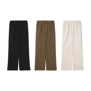 [1+1+1] 여성 코듀로이 와이드 기모 본딩 팬츠 3종세트(GCBW)