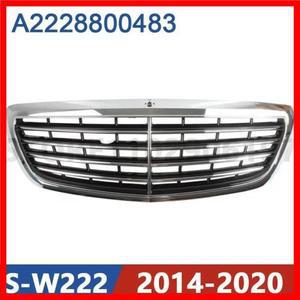 2014-2020 W222 메르세데스 벤츠 S400 S450 S600 S65 S63 AMG 프론트 범퍼 라디에이터 그릴 메쉬 중간 네트
