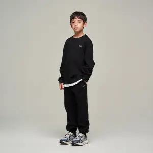 [내셔널지오그래픽키즈]K243UPB920 맨투맨 SET CARBONBLACK