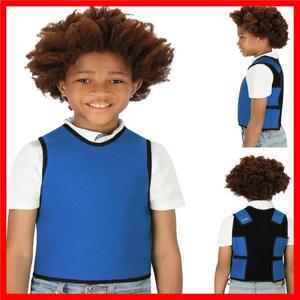 어린이용 감각 깊은 압력 조끼 편안한 압박 조끼 자폐증 과다활동 기분 처리 장애 통기성 SBR