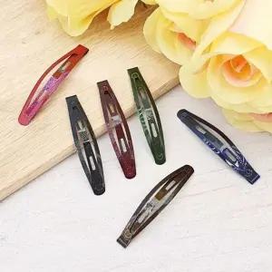 [콩심팥심]컬러 똑딱이머리핀 똑딱이헤어핀 세트 머리핀 307 SEL