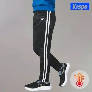 [키스포] 2선라인기모팬츠_블랙