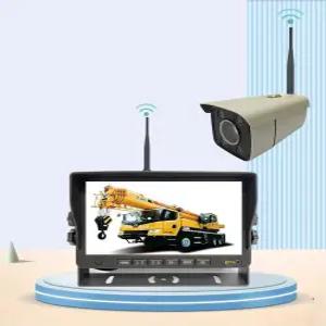 크레인 붐 카메라 고화질 모니터링 공사장 시야확보